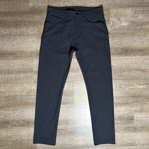Proof Nomad Pants Men's 32 Navy Chino Water Resistant Stretch Performance